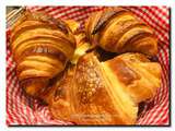 Croissants pâte feuilletée levée