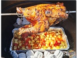 Marinade peau d'or pour un poulet à la broche