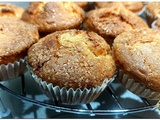 Muffins aux pommes caramélisées