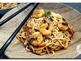 Pâtes aux crevettes