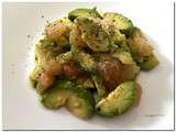 Salade avocats et pamplemousse