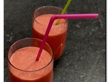 Smoothie aux fraises