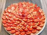 Tarte aux fraises crème diplomate