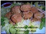 Boulettes de courgette & pomme de terre