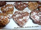 Muffins aux tartines de seigle