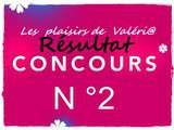 Résultat concours n°2 du 16/05/2015