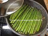 Asperges sautées à l'ail