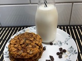 Biscuits d’avoine à l’érable et à la mélasse avec pépites de chocolat