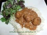 Boulettes façon Stroganoff