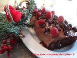 Bûche chocolatée