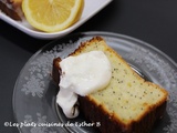 Cake au citron et aux graines de pavot