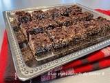 Carrés au gruau et au chocolat