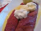 Crêpes Red Velvet (Bonne St-Valentin!)