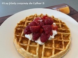 Gaufres au fromage cottage