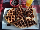 Gaufres maison aux pépites de chocolat