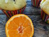 Muffins à la clémentine et au chocolat blanc