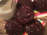 Muffins au chocolat banane et yogourt grec