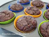 Muffins au chocolat et aux bananes