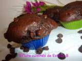 Muffins au chocolat (qui ressemblent à ceux de Starbucks)