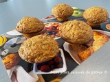 Muffins aux carottes et à l’avoine