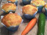 Muffins aux courgettes et aux carottes