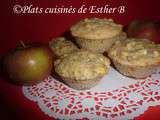 Muffins aux pommes et au fromage