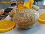 Muffins orange et graines de pavot