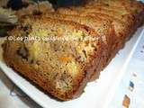 Pain aux carottes et ananas (cake)