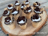 Petits cornets s’mores