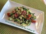 Salade de tomates, concombre et avocat