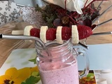 Smoothie velouté à la framboise