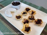 Tostitos au brie et oignon au vinaigre balsamique