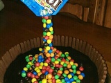 Gravity Cake m&m's