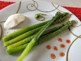 Asperges de Provence et glace à la brousse