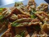 Beignets de fleurs de courgettes