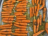 Carottes rôties au miel et thym