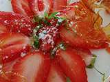 Carpaccio de fraises