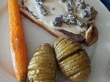 Filet de boeuf Wellington et sa sauce aux morilles