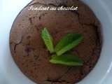 Fondant au chocolat minute