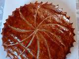 Galette des rois à la crème d'amande et pâte à la farine de riz