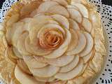 Tarte aux pommes comme une fleur