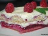 Tiramisu aux framboises