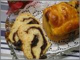 Brioche roulée à la crème d'amandes de Christophe felder