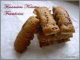 Financiers noisettes framboises (recette ww)