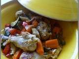 Tajine de poulet aux légumes