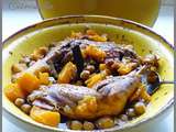 Tajine de poulet et citrouille