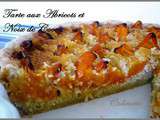 Tarte aux abricots et noix de coco