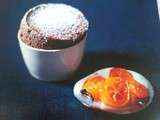 Souffles au pain d'epice et chocolat