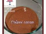 Crêpes au cacao