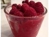 Sorbet framboises